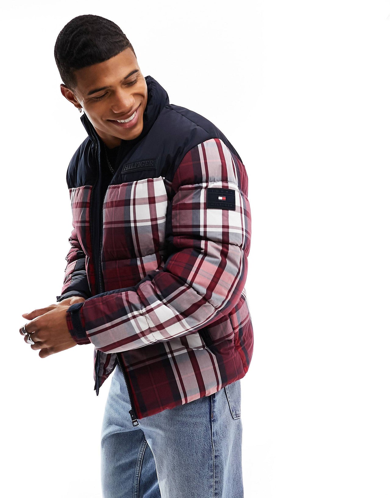 NEW YORK CHECK PUFFER JACKET IN CHECK