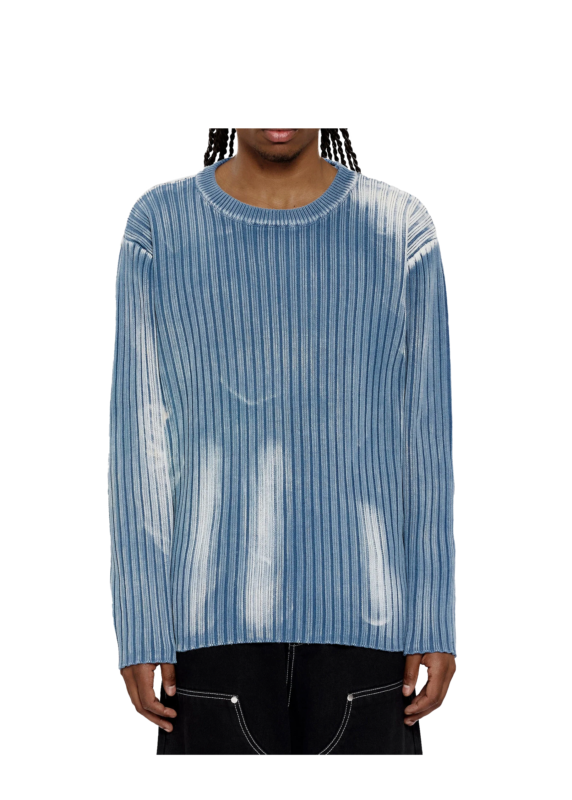 SPRAY KNIT in BLUE