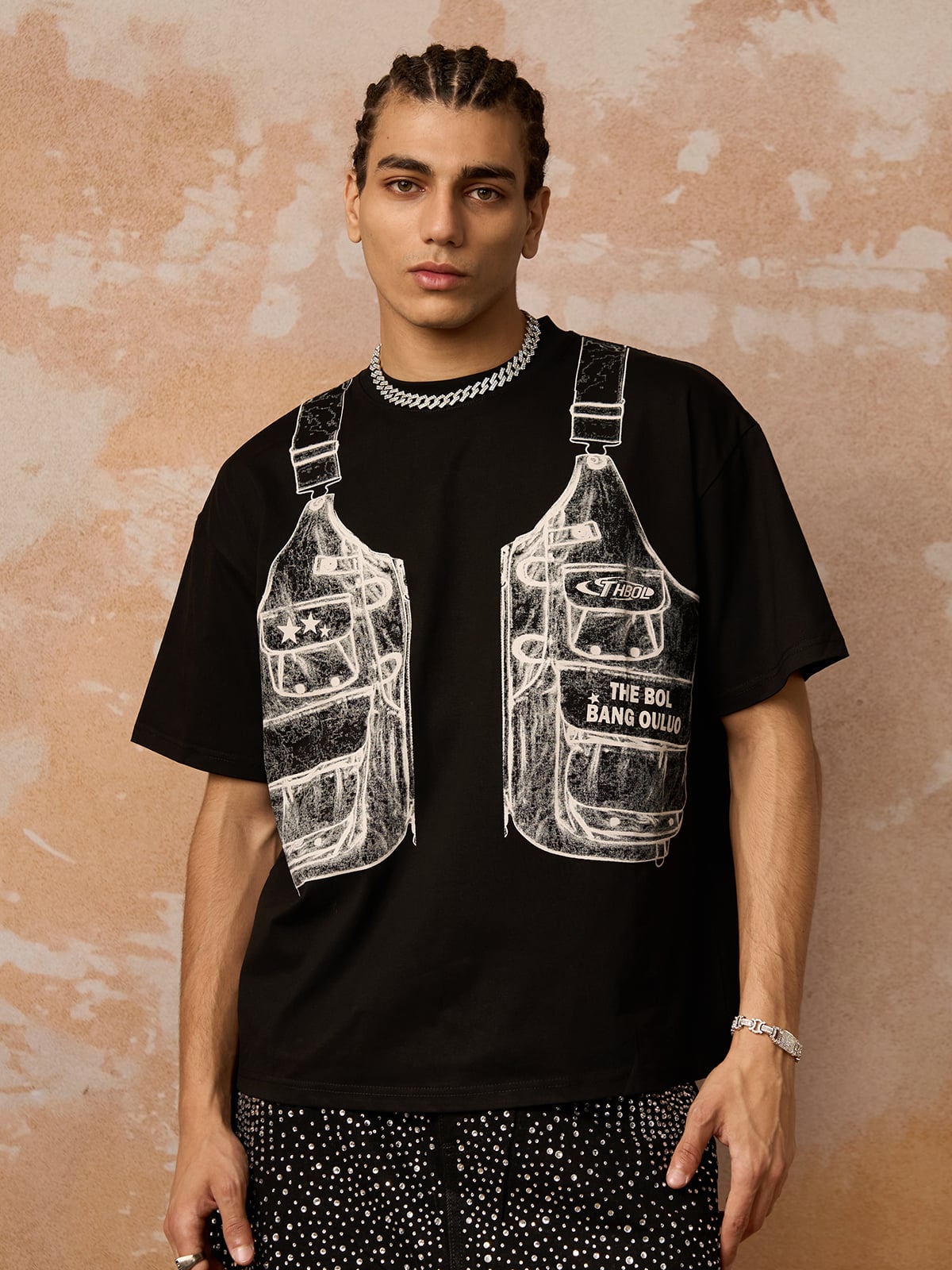 Jacket Print Graphic T-Shirt