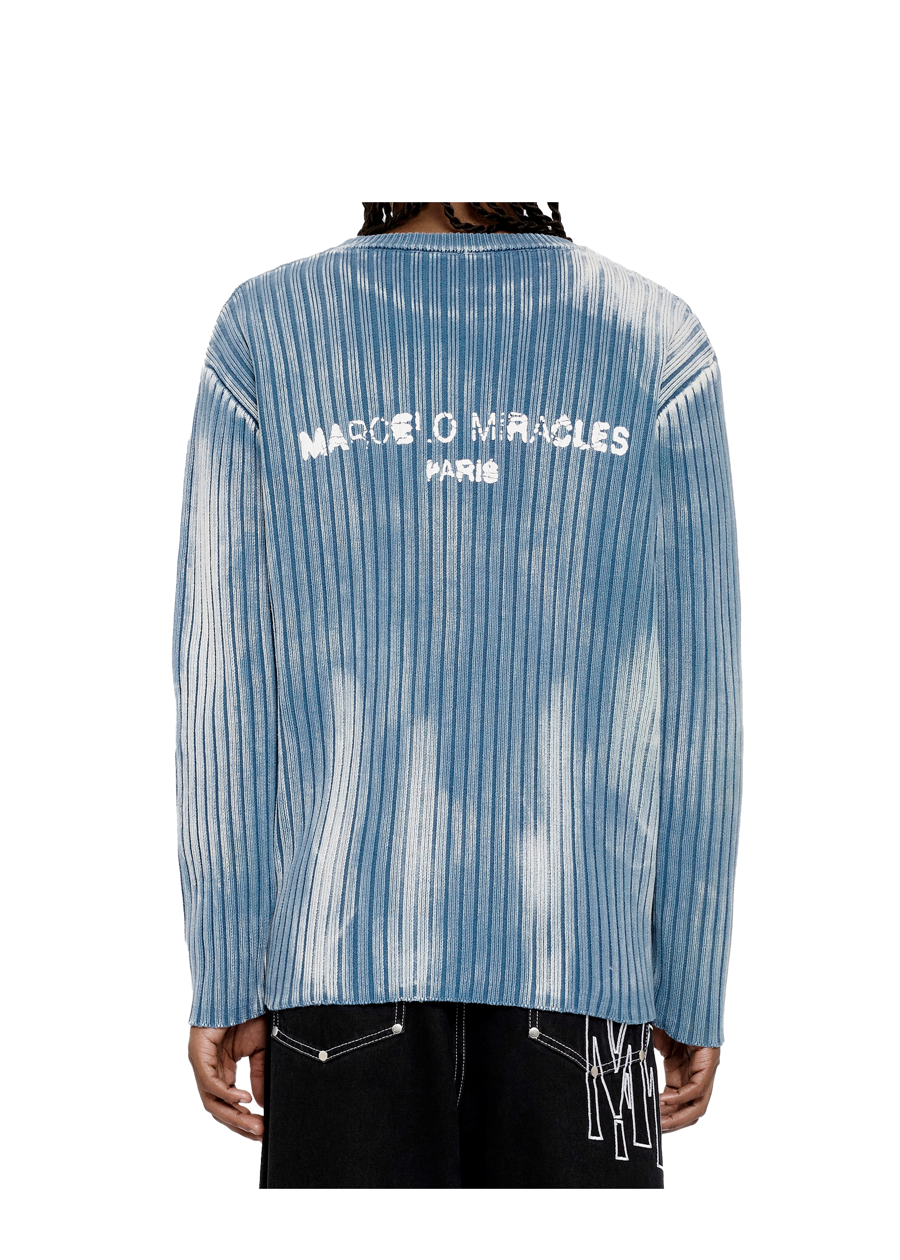 SPRAY KNIT in BLUE