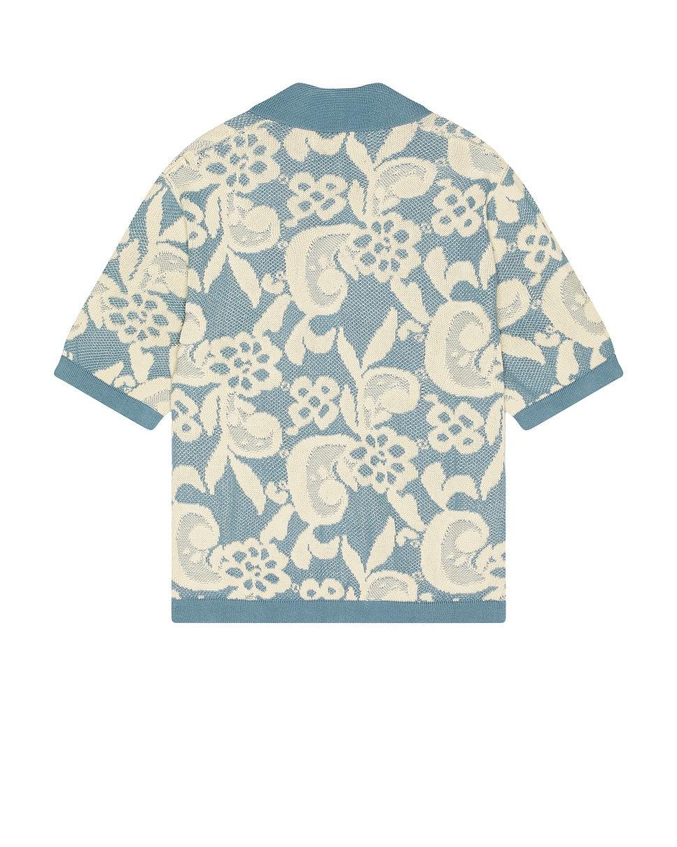 Floral Jacquard Button Down Shirt