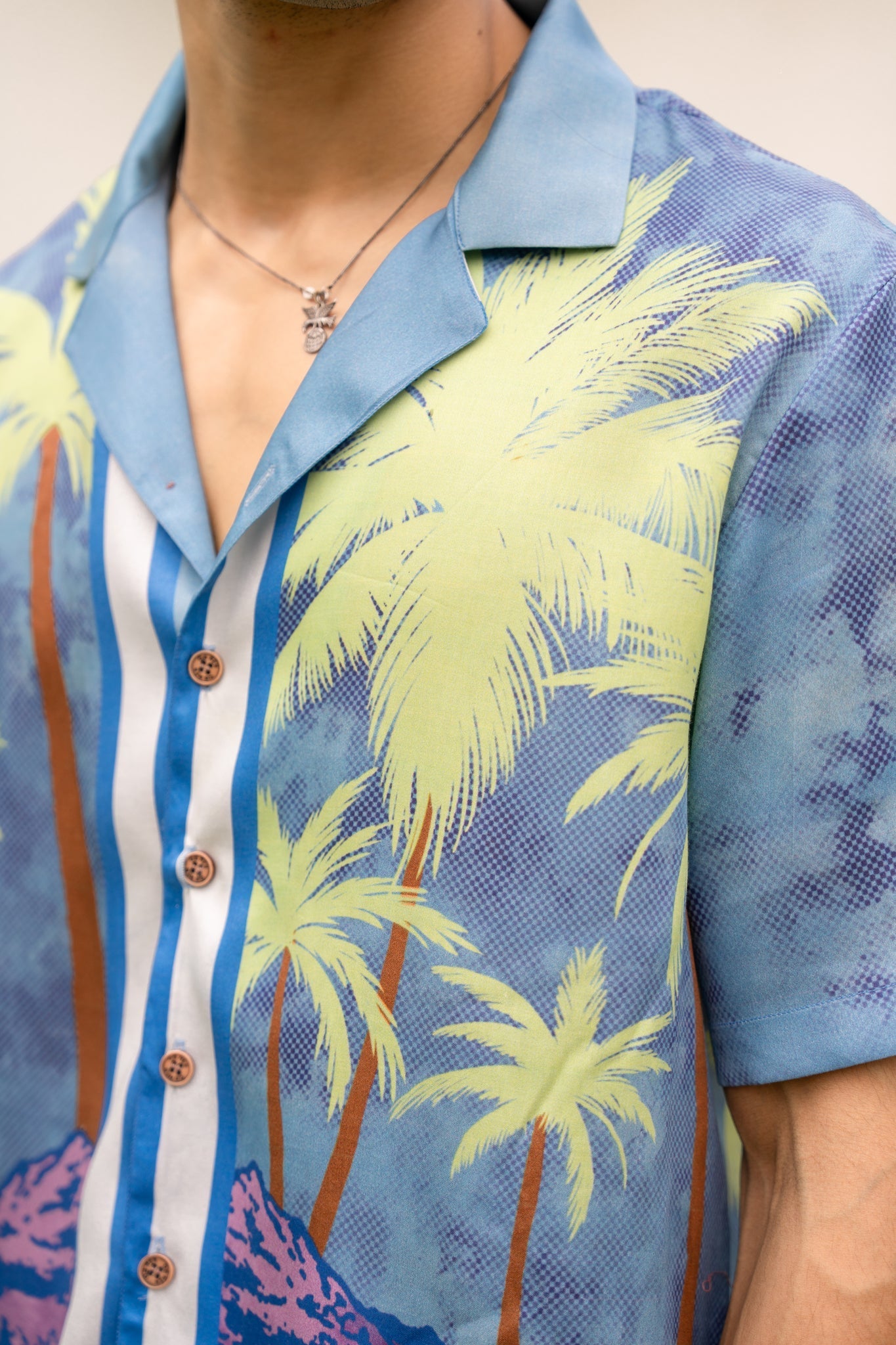 Coastal Breeze Relaxed Fit Cuban Collar Shirt