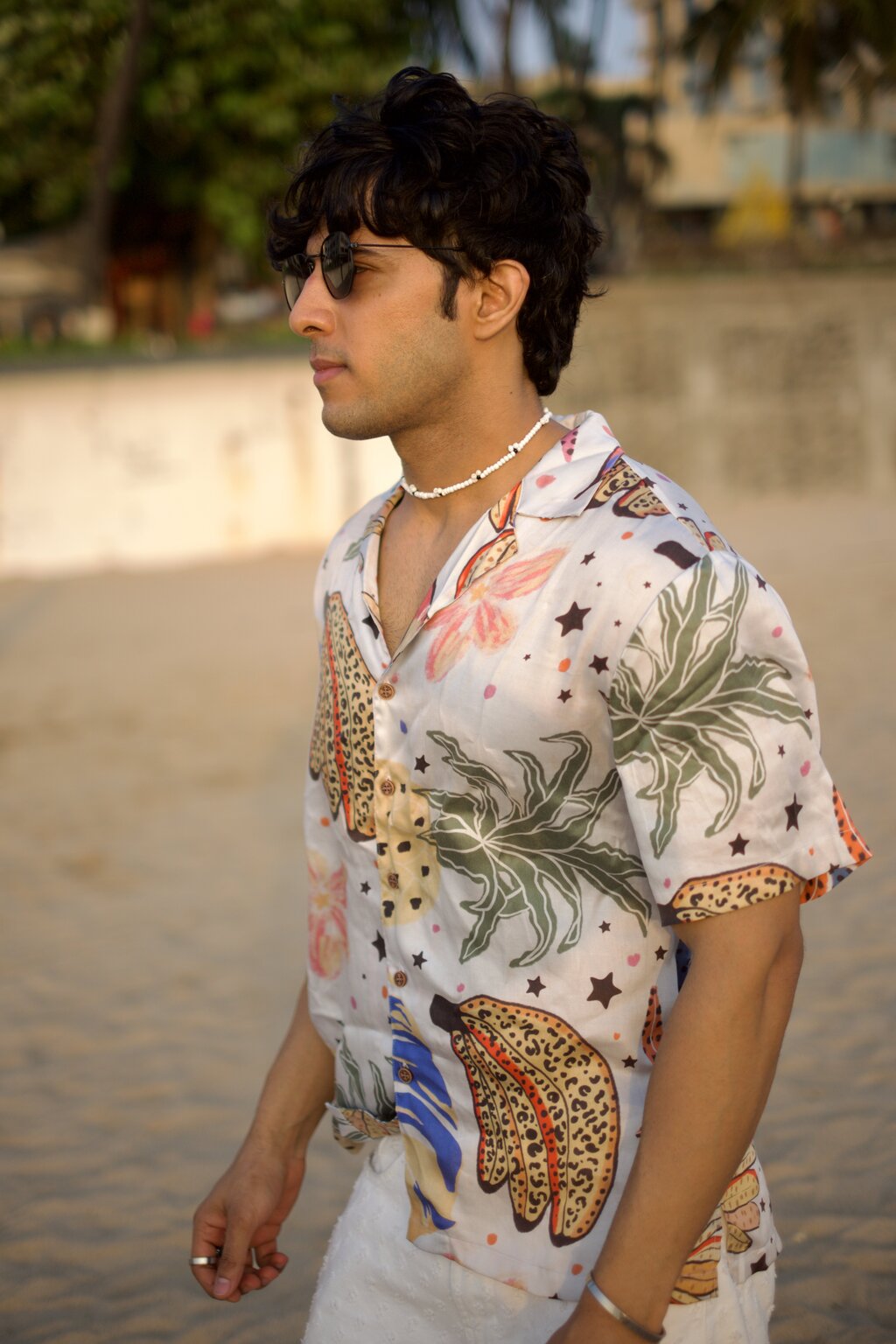 Tropical Euphoria Relaxed Fit Cuban Collar Shirt