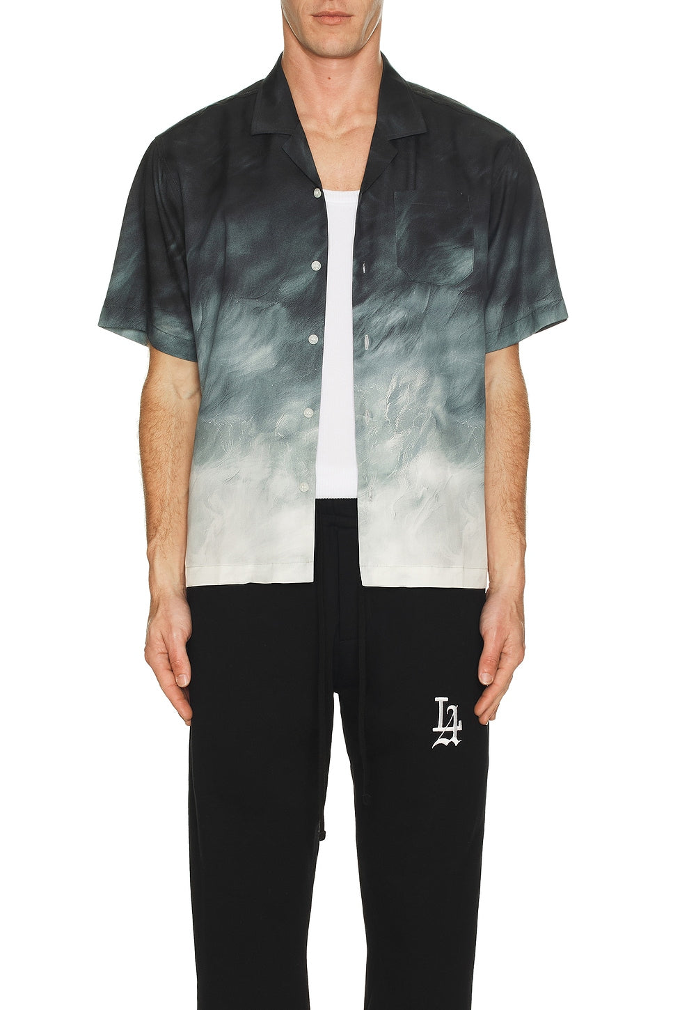 Tidal Waves Camp Collar Shirt