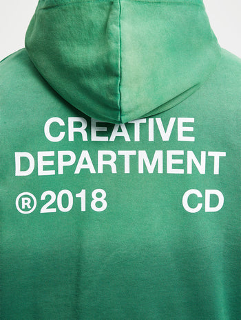 CREATIVE DEPT HOODIE - FADED GREEN