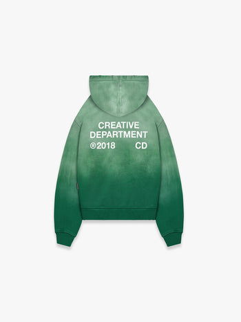 CREATIVE DEPT HOODIE - FADED GREEN