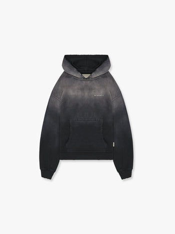 COLOR GRADIENT HOODIE - WASHED BLACK