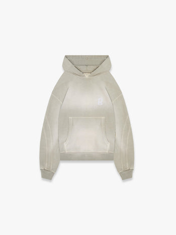 HOODIE WITH BACK POCKET - FADED CREAM