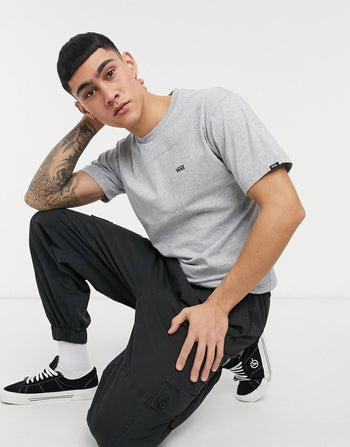 T-SHIRT WITH SMALL LOGO IN GREY