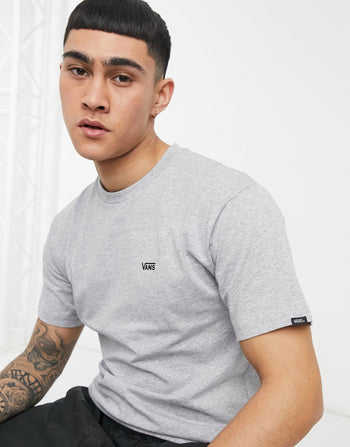 T-SHIRT WITH SMALL LOGO IN GREY