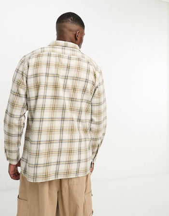 CLASSIC WORKWEAR CAPSULE SHIRT IN CREAM CHECK