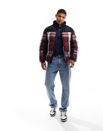 NEW YORK CHECK PUFFER JACKET IN CHECK