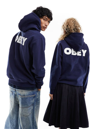 unisex hoodie in navy