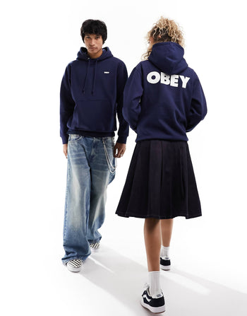 unisex hoodie in navy