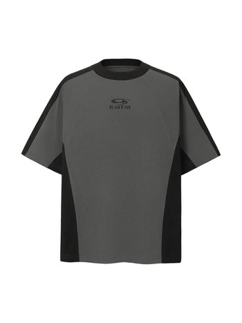 Contrast Color Short Sleeve T-Shirt