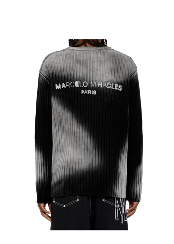 SPRAY KNIT in BLACK