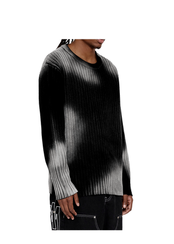 SPRAY KNIT in BLACK