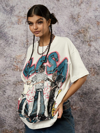 Retro Street GLESA Graphic T-Shirt