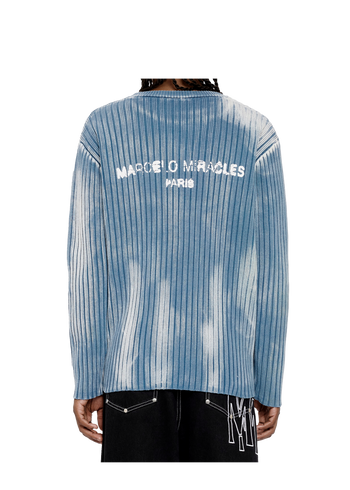 SPRAY KNIT in BLUE