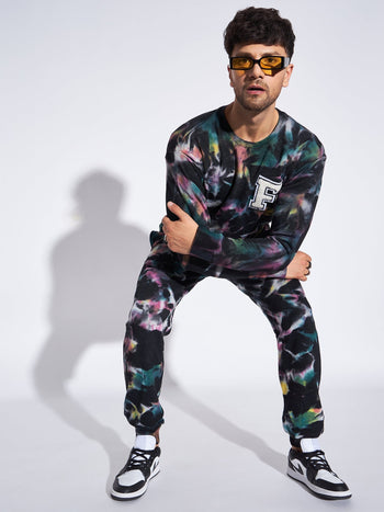 Multi Colour Tie and Dye Oversized Joggers