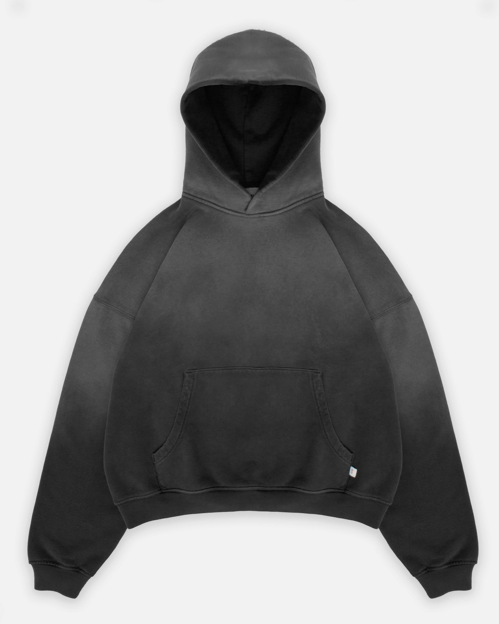 SUN FADE HOODIE - BLACK