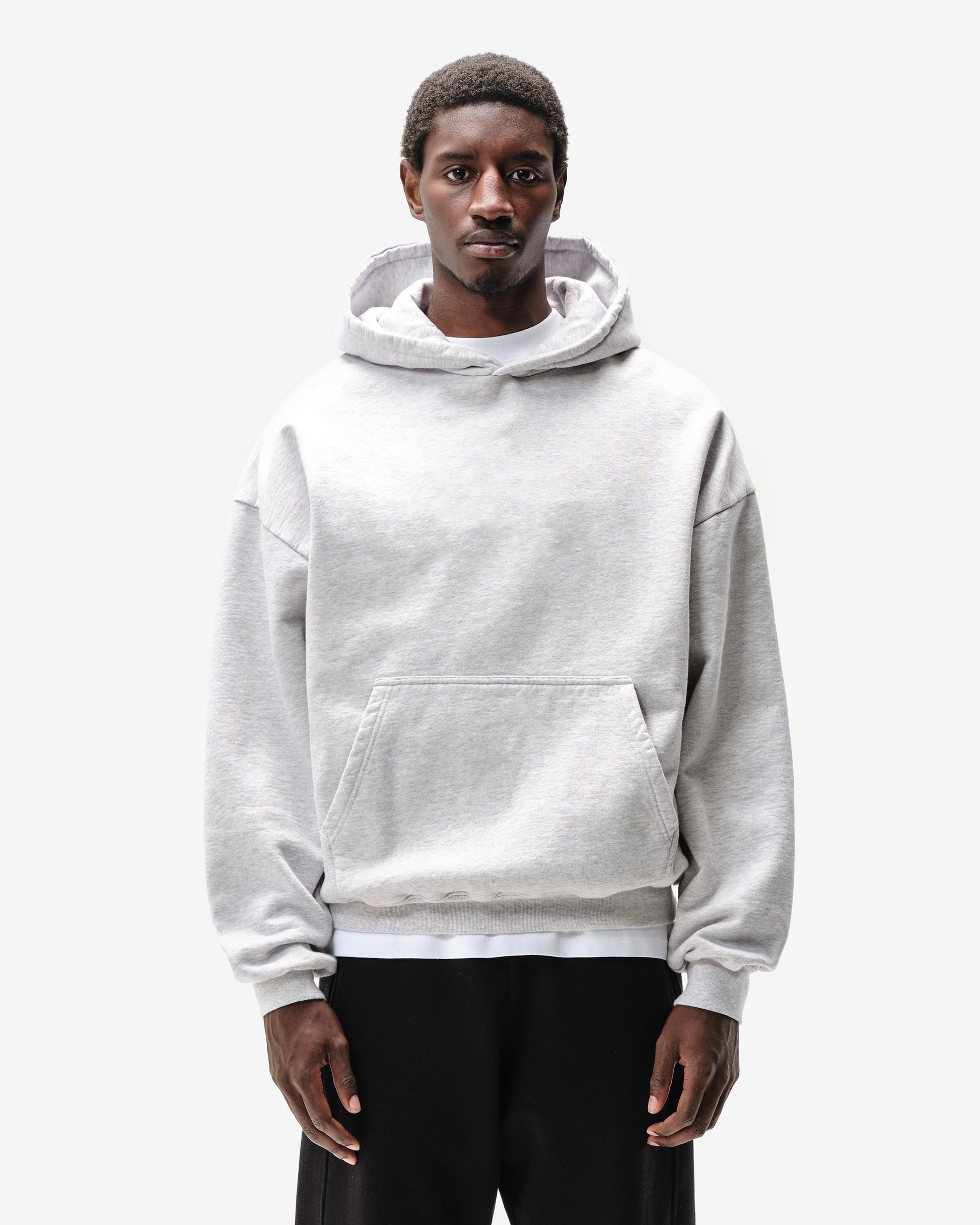 HEAVYWEIGHT HOODIE - MARL GREY