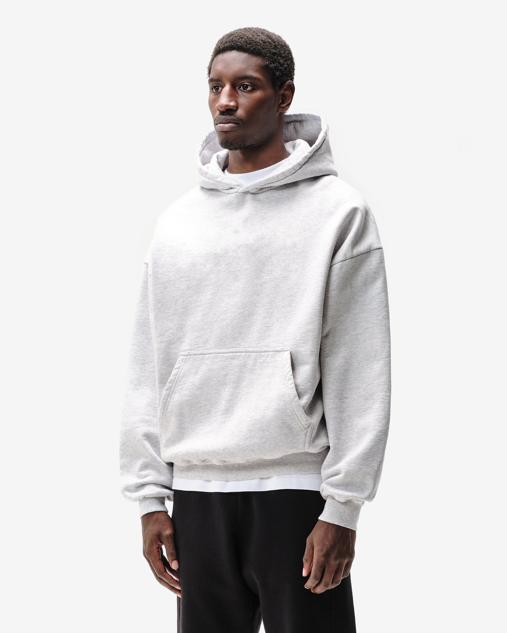 HEAVYWEIGHT HOODIE - MARL GREY