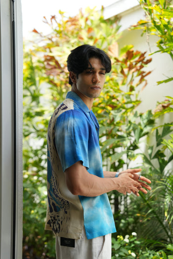 Jungle Guardian Relaxed Fit Cuban Collar Shirt