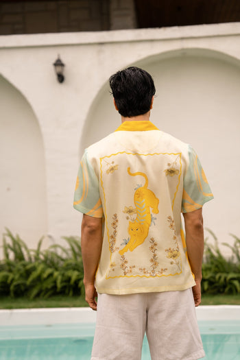 Sunwave Breeze Relaxed Fit Cuban Collar Shirt