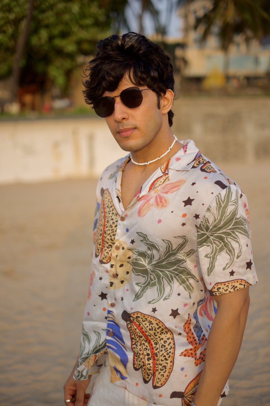 Tropical Euphoria Relaxed Fit Cuban Collar Shirt