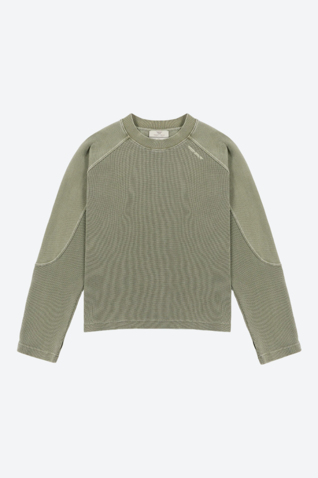 Burnt Olive Waffle Longsleeve