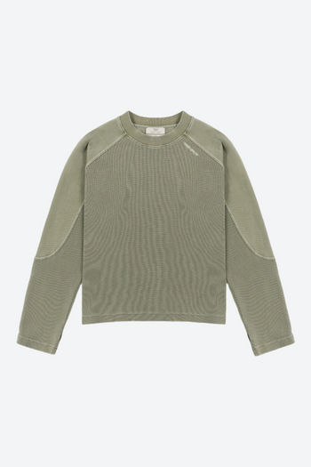 Burnt Olive Waffle Longsleeve