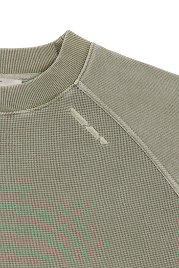 Burnt Olive Waffle Longsleeve
