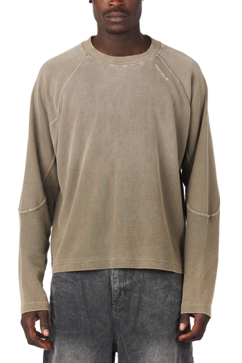 Mud Brown Waffle Longsleeve