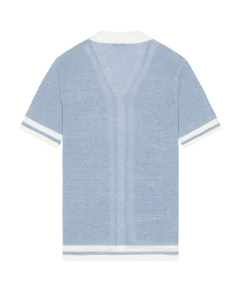 Linen Knit Camp Shirt
