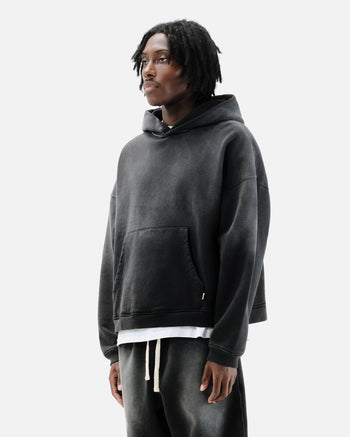 SUN FADE HOODIE - BLACK