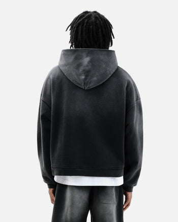 SUN FADE HOODIE - BLACK