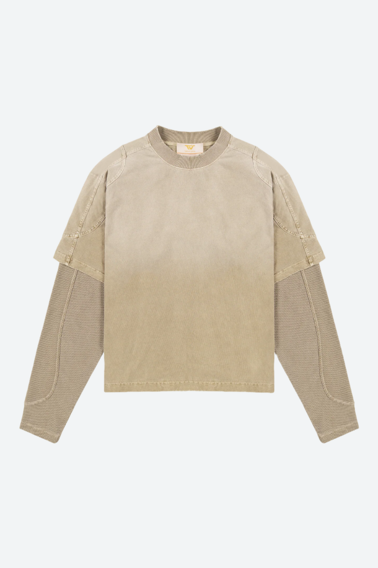 Sand Double Layered Long Sleeve