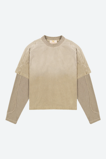 Sand Double Layered Long Sleeve