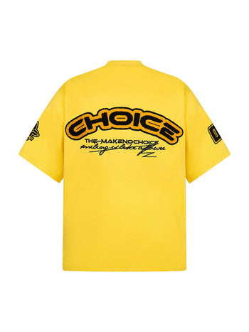 Retro Motorcycle Style Heavy Patch Embroidered T-shirt