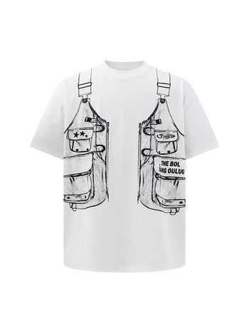Jacket Print Graphic T-Shirt