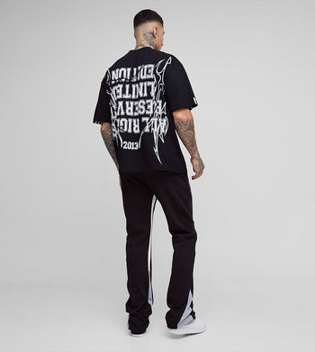 Tall Crew Neck MXII Large Scale Print Oversized T-Shirt