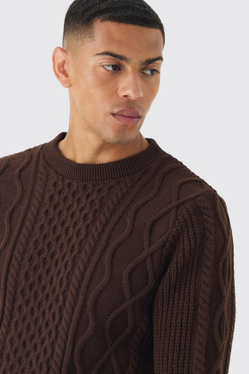 Regular Cable Knit Sweater