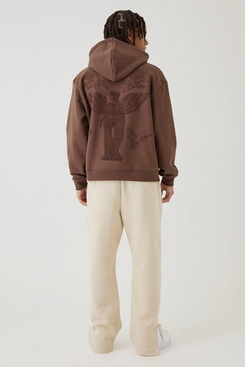 Smart Oversized Boxy Super Heavyweight Puff Print Hoodie