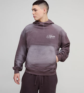 Printed Long Sleeves Oversized Hoodie
