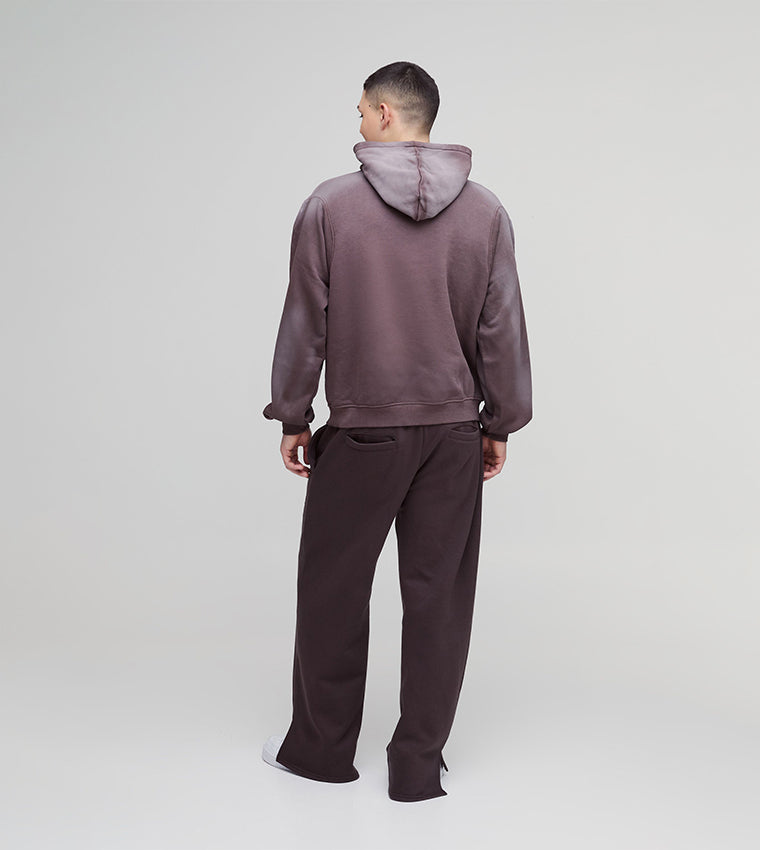 Printed Long Sleeves Oversized Hoodie