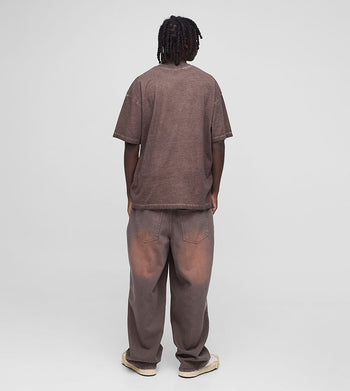 OFCL Washed Crew Neck Oversized T-Shirt
