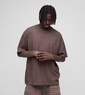 OFCL Washed Crew Neck Oversized T-Shirt