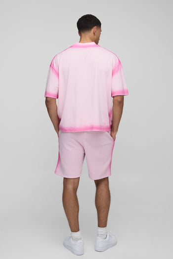 Oversized Boxy Washed Seam T-Shirt