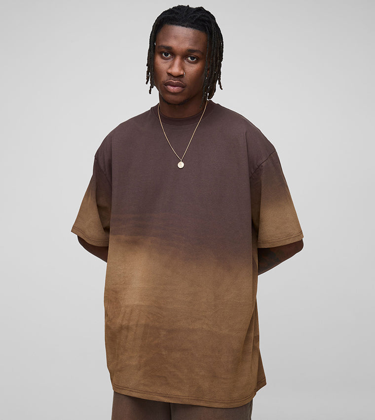 Tall Oversized Spray Wash T-Shirt